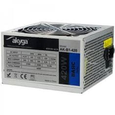 Akyga ATX napajalnik 420W Osnovni ventilator 120mm P4 3xSATA