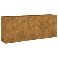 Vidaxl Vrtna visoka greda 200x40x80 cm corten jeklo