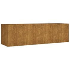 Vidaxl Vrtna visoka greda 280x80x80 cm corten jeklo