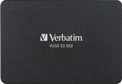 Verbatim SSD notranji disk 2,5" SATA III Vi550 S3, polprevodniški pogon 512 GB 49352