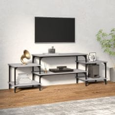 Vidaxl TV omarica siva sonoma 157x35x52 cm inženirski les