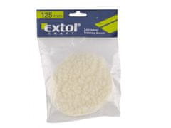 Extol Craft Polirni disk na suhem zadrga, sintetična volna, O 125mm