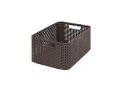 Curver Škatla za shranjevanje RATTAN 39x29x17cm (M), STYLE2, plastika, HN