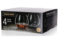 Kozarec za žganje 440ml SOMMELIER CHEST (4 kosi)