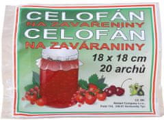 Celofan za konzerve 18x18cm (20 kosov)