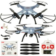 Syma X5HW 2,4GHz RC Dron Wi-Fi Kamera Modra