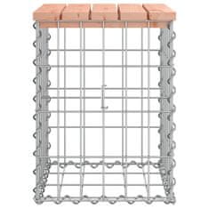 Vidaxl Vrtna klop gabion 33x31x42 cm trden les douglas