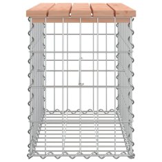 Vidaxl Vrtna klop gabion 63x31,5x42 cm trden les douglas