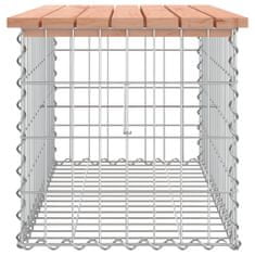 Vidaxl Vrtna klop gabion 83x44x42 cm trden les douglas