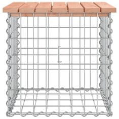 Vidaxl Vrtna klop gabion 43x44x42 cm trden les douglas