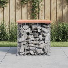 Vidaxl Vrtna klop gabion 43x44x42 cm trden les douglas