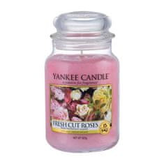 Yankee Candle Fresh Cut Roses 623 g dišeča svečka