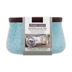 Yankee Candle Outdoor Collection Sparkling Lemongrass 283 g zunanja dišeča sveča