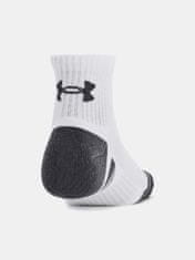 Under Armour Nogavice UA Performance Cotton 3p Qtr-WHT L