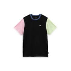 Vans Majice črna S Left Chest Colorblock