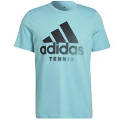 Adidas Majice obutev za trening turkizna M Tennis Aeroready Graphic