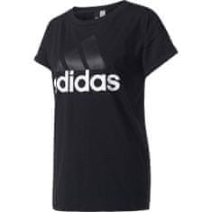 Adidas Majice obutev za trening črna XS Ess Linear Tee