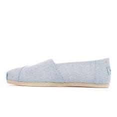 Toms Čevlji modra 37 EU Speckled Linen Alpargata W