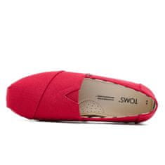 Toms Espadrilje rdeča 42.5 EU Alpargata Canvas