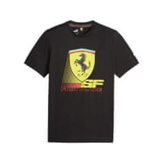 Puma Majice črna L FERRARI RACE COLORED BIG SHIELD