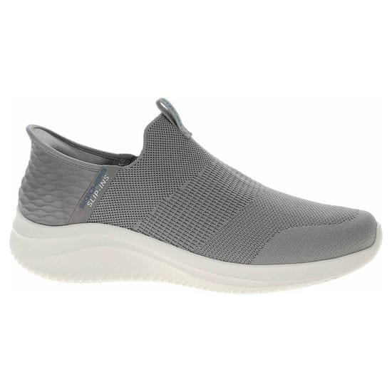 Skechers Čevlji siva 43 EU Slipins Ultra Flex 3.0 Smooth Step Gray