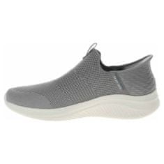 Skechers Čevlji siva 43 EU Slipins Ultra Flex 3.0 Smooth Step Gray