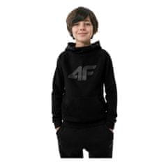 4F Športni pulover črna 128 - 133 cm Hjz22 Jblm002 20s