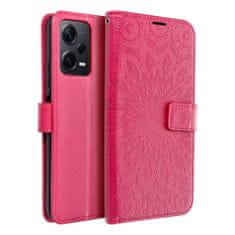 OEM MEZZO Knjižni ovitek za XIAOMI Redmi Note 12 Pro 5G mandala magenta