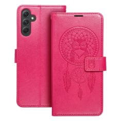 OEM MEZZO Kovček za knjigo za SAMSUNG A14 4G / A14 5G dreamcatcher magenta