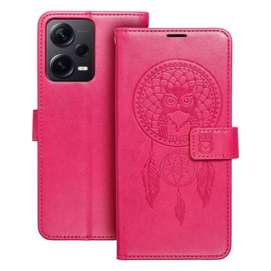 OEM MEZZO Knjižni ovitek za XIAOMI Redmi Note 12 Pro 5G dreamcatcher magenta