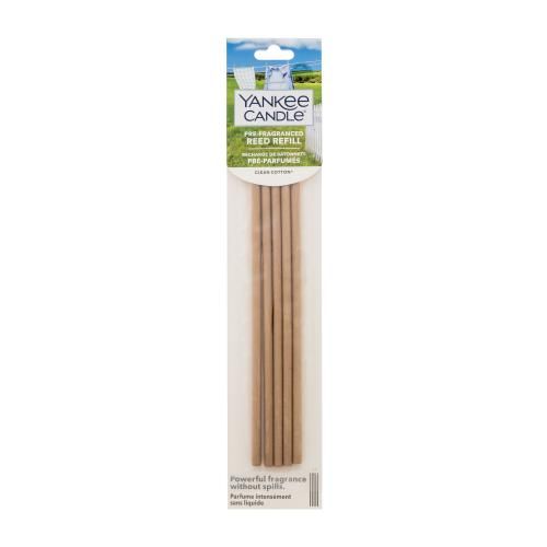 Yankee Candle Clean Cotton Pre-Fragranced Reed Refill nadomestne dišeče palčke za difuzor