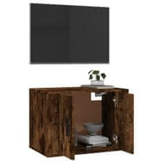 Vidaxl Stenska TV omarica dimljen hrast 57x34,5x40 cm