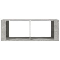 Vidaxl Klubska mizica betonsko siva 100x50x36 cm inženirski les
