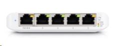 Ubiquiti Switch UniFi Compact USW-Flex-Mini, 5-portni gigabitni, PoE-in, USB-C, 3 kosi