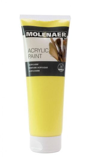 Akrilna barva Molenaer 250 ml - svetlo rumena