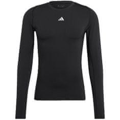 Adidas Majice obutev za trening črna XXL Techfit Aeroready Long Sleeve