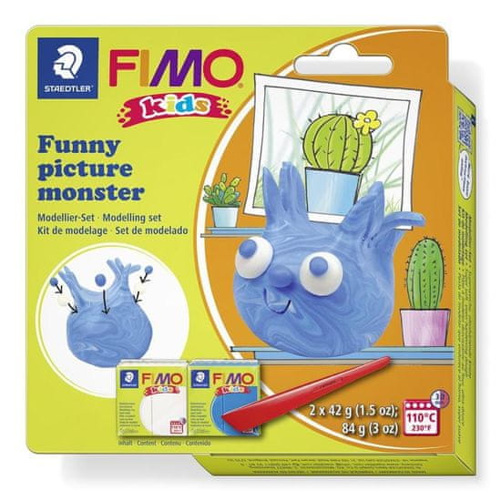 FIMO Otroški zabavni komplet - Modra pošast