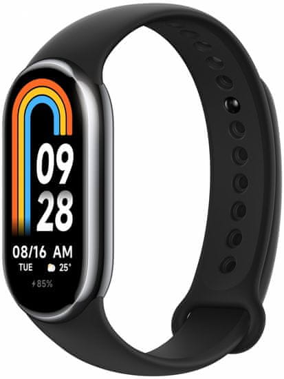 Xiaomi Mi Band 8 pametna zapestnica, črna