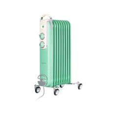 Klarstein oljni radiator | THERMAXX RETROHEAT, 2500W, zelen