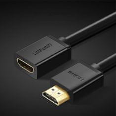 Ugreen Kabelski podaljšek HDMI 4K 10.2Gbps 340Mhz 0,5 m črn