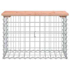 Vidaxl Vrtna klop gabion 63x31,5x42 cm trden les douglas