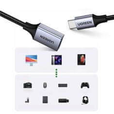 ACTIVESHOP Kabelski adapter USB na USB-C OTG 15 cm črn