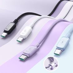 Joyroom Kabel USB-C - USB-C 100W 1,2 m črn