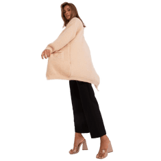 ITALY MODA Ženski pulover VERAS oversize bež barve DHJ-SW-1009.09P_401338 Univerzalni