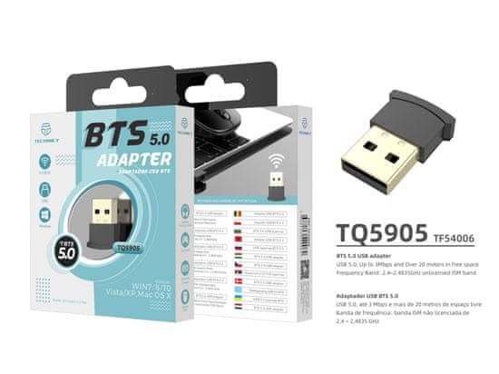 HugoShop Bluetooth Adapter TECHANCY