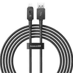 slomart Kabel USB - lightning baseus neprebojni 2.4a 480mb/s 2m - črn