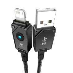 slomart Kabel USB - lightning baseus neprebojni 2.4a 480mb/s 2m - črn