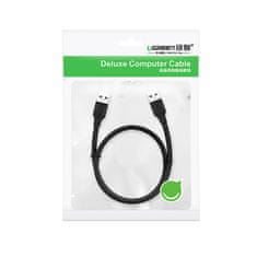 Ugreen Prilagodljiv fleksibilen kabel USB 2.0 480Mbps 25cm črn