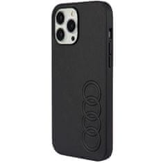 slomart audi trdi ovitek iz umetnega usnja za iphone 13 pro max 6,7" črn/črn au-tpupcip13pm-tt/d1-bk