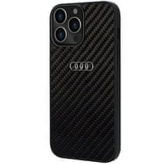 slomart audi trdi ovitek iz ogljikovih vlaken za iphone 13 pro / 13 6,1" črn/črn au-tpupcip13p-r8/d2-bk